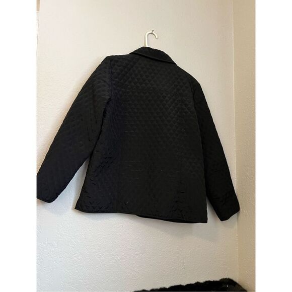 Nordic Lights Quilted Jacket Womens size Large Black - Picture 3 of 3